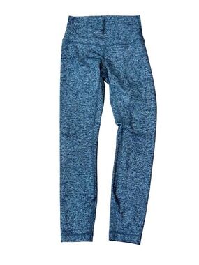 Lululemon Wunder Under Hi-Rise 7/8 Tight Leggings Heathered Black Gray sz 4